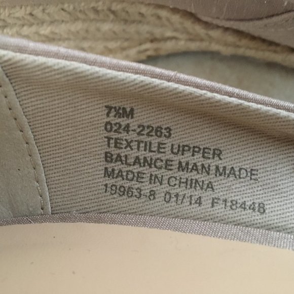 Liz Claiborne Espadrilles Size 7.5 - Picture 2 of 8